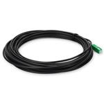 Picture of 20m ASC to SC Black OS2 Simplex OFNR (Riser-Rated) SMF Fiber Outdoor Patch Cable