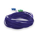 Picture of 25m ASC to SC Purple OS2 Duplex OFNR (Riser-Rated) SMF Fiber Patch Cable