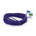 Picture of 25m ASC to SC Purple OS2 Duplex OFNR (Riser-Rated) SMF Fiber Patch Cable