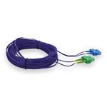 Picture of 25m ASC to SC Purple OS2 Duplex OFNR (Riser-Rated) SMF Fiber Patch Cable