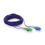 Picture of 25m ASC to SC Purple OS2 Duplex OFNR (Riser-Rated) SMF Fiber Patch Cable