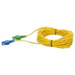 Picture of 30m ASC to SC Yellow OS2 Duplex OFNR (Riser-Rated) SMF Fiber Patch Cable