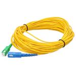 Picture of 50m ASC to SC Yellow OS2 Simplex OFNR (Riser-Rated) SMF Fiber Patch Cable
