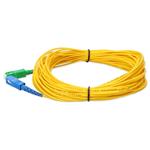 Picture of 50m ASC to SC Yellow OS2 Simplex OFNR (Riser-Rated) SMF Fiber Patch Cable