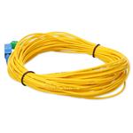 Picture of 50m ASC to SC Yellow OS2 Simplex OFNR (Riser-Rated) SMF Fiber Patch Cable