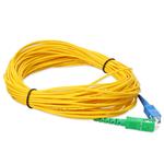 Picture of 50m ASC to SC Yellow OS2 Simplex OFNR (Riser-Rated) SMF Fiber Patch Cable