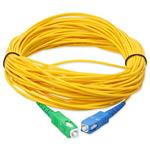 Picture of 50m ASC to SC Yellow OS2 Simplex OFNR (Riser-Rated) SMF Fiber Patch Cable