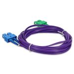 Picture of 5m ASC to SC Purple OS2 Duplex OFNR (Riser-Rated) SMF Fiber Patch Cable