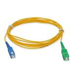 Picture of 5m ASC to SC Yellow OS2 Simplex OFNR (Riser-Rated) SMF Fiber Patch Cable
