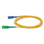 Picture of 6m ASC to SC Yellow OS2 Simplex OFNR (Riser-Rated) SMF Fiber Patch Cable