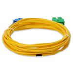 Picture of 7m ASC to SC Yellow OS2 Duplex OFNR (Riser-Rated) SMF Fiber Patch Cable