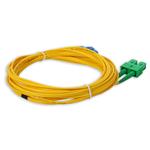 Picture of 7m ASC to SC Yellow OS2 Duplex OFNR (Riser-Rated) SMF Fiber Patch Cable