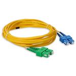 Picture of 7m ASC to SC Yellow OS2 Duplex OFNR (Riser-Rated) SMF Fiber Patch Cable
