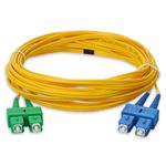 Picture of 7m ASC to SC Yellow OS2 Duplex OFNR (Riser-Rated) SMF Fiber Patch Cable