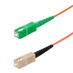 Picture of 85m ASC to SC Orange OM2 Simplex LSZH Fiber Patch Cable