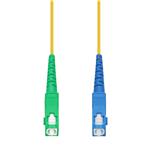Picture of 9m ASC to SC Yellow OS2 Simplex LSZH SMF Fiber Patch Cable