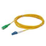 Picture of 10m ASC to SC Yellow OS2 Simplex Microboot, Snagless OFNR (Riser-Rated) SMF Fiber Patch Cable