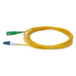 Picture of 10m ASC to SC Yellow OS2 Simplex Microboot, Snagless OFNR (Riser-Rated) SMF Fiber Patch Cable