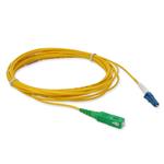 Picture of 2m ASC to SC Yellow OS2 Simplex Microboot, Snagless OFNR (Riser-Rated) SMF Fiber Patch Cable