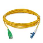 Picture of 3m ASC to SC Yellow OS2 Simplex Microboot, Snagless OFNR (Riser-Rated) SMF Fiber Patch Cable