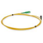 Picture of 2m ASC to ST Yellow OS2 Simplex OFNR (Riser-Rated) SMF Fiber Patch Cable