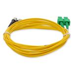 Picture of 3m ASC to ST Yellow OS2 Duplex OFNR (Riser-Rated) SMF Fiber Patch Cable