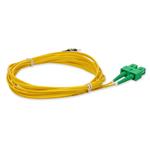 Picture of 3m ASC to ST Yellow OS2 Duplex OFNR (Riser-Rated) SMF Fiber Patch Cable