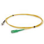Picture of 3m ASC to ST Yellow OS2 Simplex OFNR (Riser-Rated) SMF Fiber Patch Cable