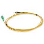 Picture of 3m ASC to ST Yellow OS2 Simplex OFNR (Riser-Rated) SMF Fiber Patch Cable
