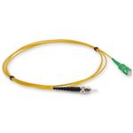 Picture of 3m ASC to ST Yellow OS2 Simplex OFNR (Riser-Rated) SMF Fiber Patch Cable