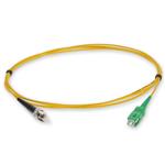Picture of 3m ASC to ST Yellow OS2 Simplex OFNR (Riser-Rated) SMF Fiber Patch Cable