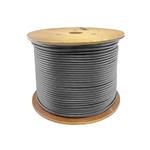 Picture of 1000ft Non-Terminated Gray CAT 5E Shielded Plenum-Rated Bulk Cable