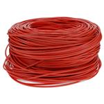 Picture of 1000ft Non-Terminated Red CAT 6 Shielded PVC Bulk Cable