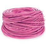 Picture of 1000ft Non-Terminated Pink CAT 6 Shielded Plenum-Rated Bulk Cable