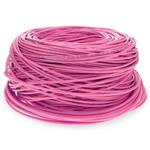 Picture of 1000ft Non-Terminated Pink CAT 6 Shielded Plenum-Rated Bulk Cable