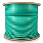 Picture of 1000ft Non-Terminated Green CAT 6A Shielded Plenum-Rated Bulk Cable