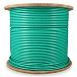 Picture of 1000ft Non-Terminated Green CAT 6A Shielded Plenum-Rated Bulk Cable