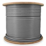 Picture of 1000ft Non-Terminated Gray CAT 6A Shielded Plenum-Rated Bulk Cable