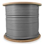 Picture of 1000ft Non-Terminated Gray CAT 6A Shielded Plenum-Rated Bulk Cable
