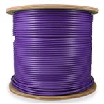 Picture of 1000ft Non-Terminated Purple CAT 6A Shielded Plenum-Rated Bulk Cable