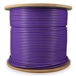 Picture of 1000ft Non-Terminated Purple CAT 6A Shielded Plenum-Rated Bulk Cable