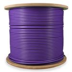 Picture of 1000ft Non-Terminated Purple CAT 6A Shielded Plenum-Rated Bulk Cable