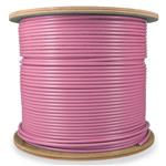 Picture of 1000ft Non-Terminated Pink CAT 6A Shielded Plenum-Rated Bulk Cable