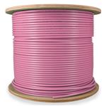 Picture of 1000ft Non-Terminated Pink CAT 6A Shielded Plenum-Rated Bulk Cable