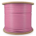 Picture of 1000ft Non-Terminated Pink CAT 6A Shielded Plenum-Rated Bulk Cable