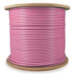 Picture of 1000ft Non-Terminated Pink CAT 6A Shielded Plenum-Rated Bulk Cable