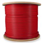 Picture of 1000ft Non-Terminated Red CAT 6A Shielded Plenum-Rated Bulk Cable