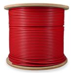 Picture of 1000ft Non-Terminated Red CAT 6A Shielded Plenum-Rated Bulk Cable