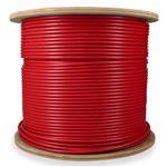 Picture of 1000ft Non-Terminated Red CAT 6A Shielded Plenum-Rated Bulk Cable