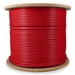 Picture of 1000ft Non-Terminated Red CAT 6A Shielded Plenum-Rated Bulk Cable